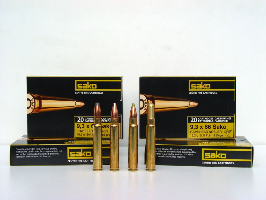 Sako propose quatre chargements pour son calibre 9,3x66 mm qui mérite le succès .
